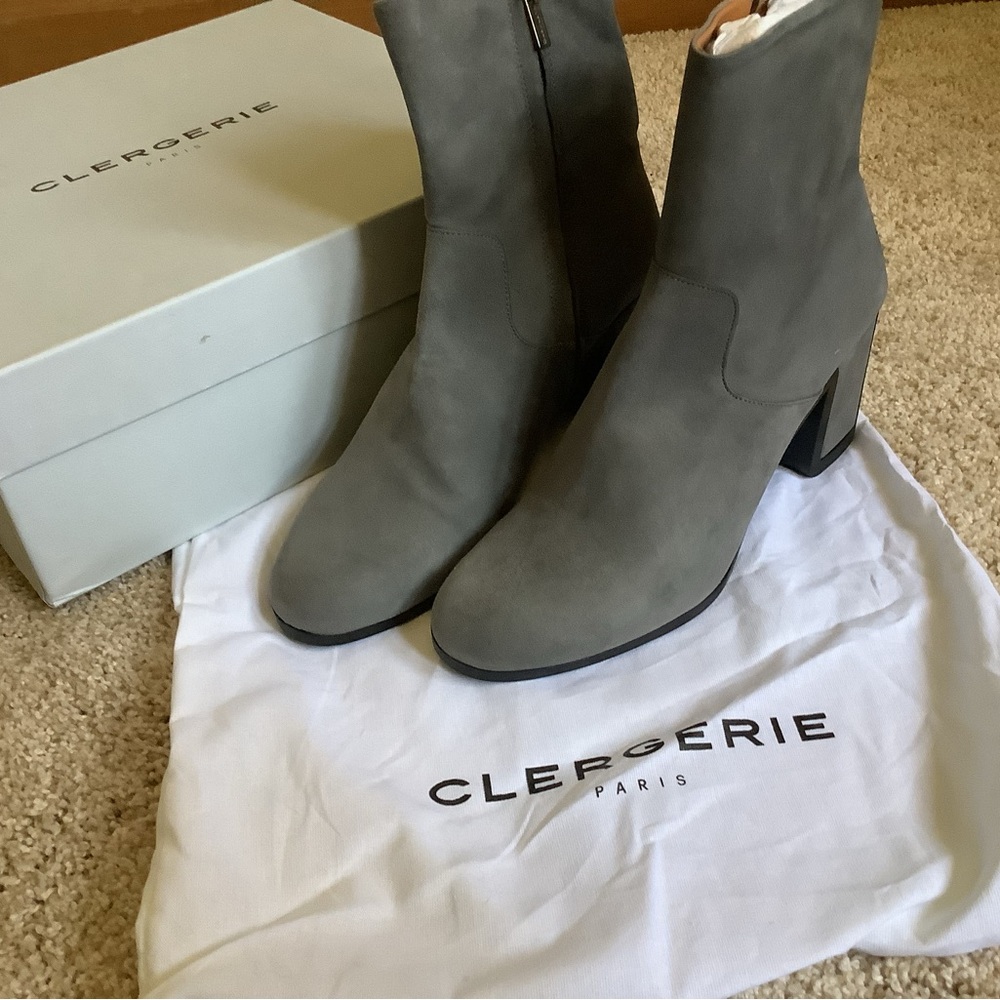 Robert Clergerie Gray Ankle Boots